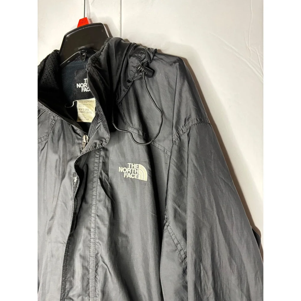 VTG The North Face Black Hydrenaline Mens Large‎ Hooded Windbreaker Jacket Korea